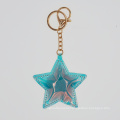 Iridescence PVC Star Keychain